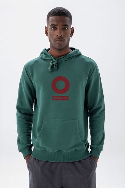 Green Premium Cotton Personology Design Pullover Hoodie