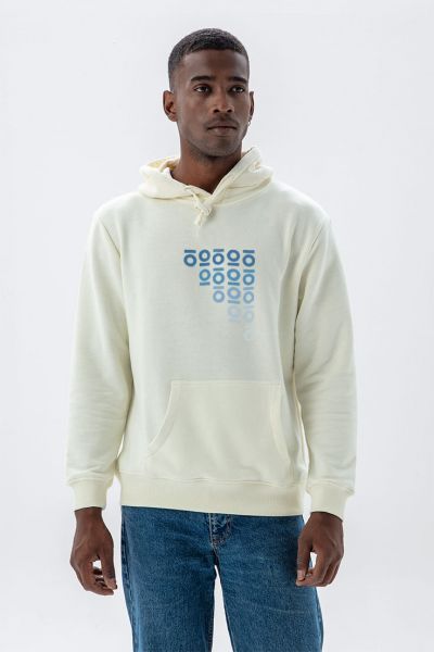 Ecru Premium Cotton Personology Design Pullover Hoodie