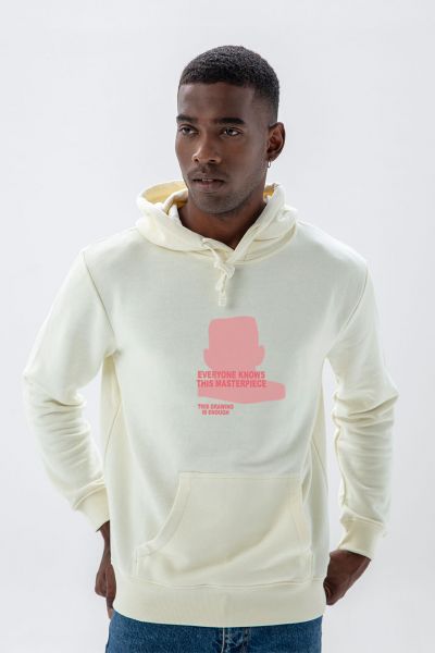 Ecru Premium Cotton everyone knows this masterpiece. This drawing is enough Design Pullover Hoodie