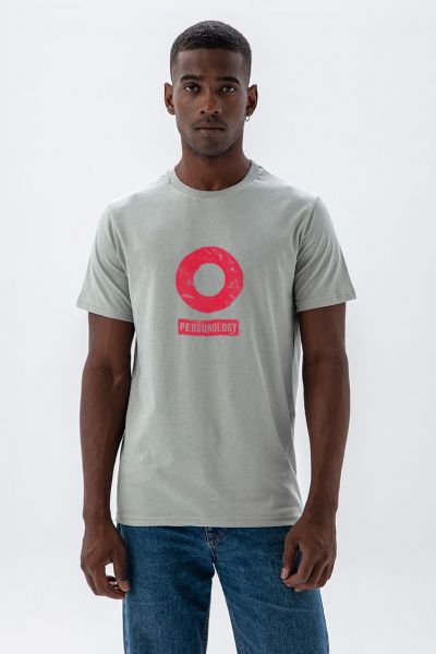 Grey Soft Fabric Basic Design Short Sleeve Tee