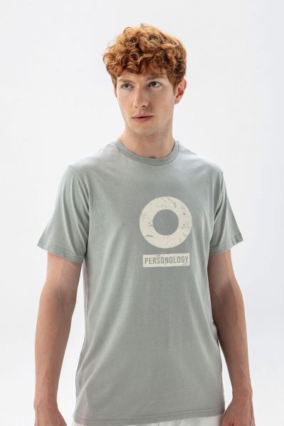 Grey Soft Fabric Basic Design Short Sleeve Tee