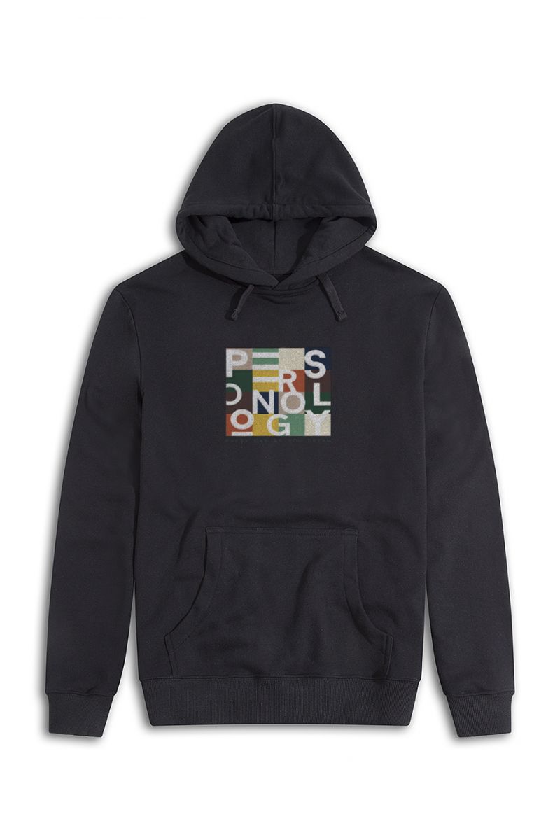Black Premium Cotton Everyday as You Dream Design Pullover Hoodie