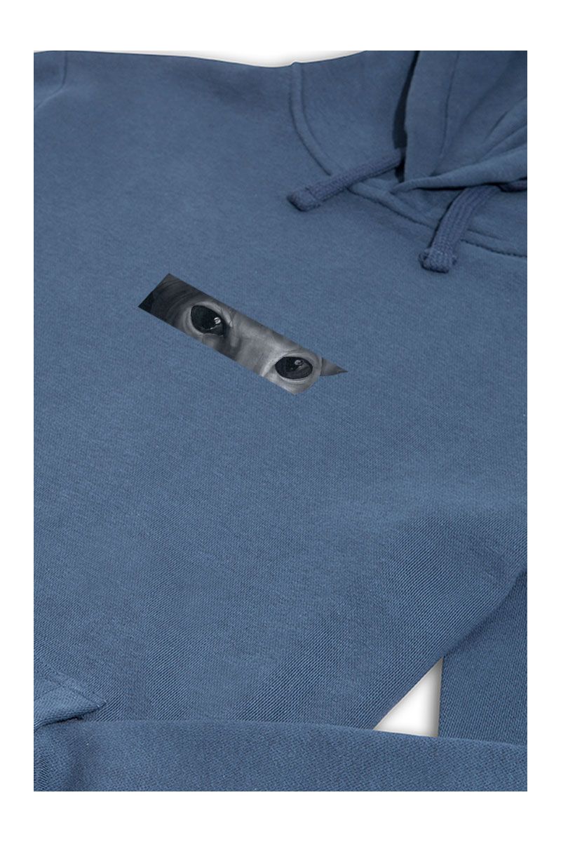 Navy Premium Cotton Cat Design Pullover Hoodie