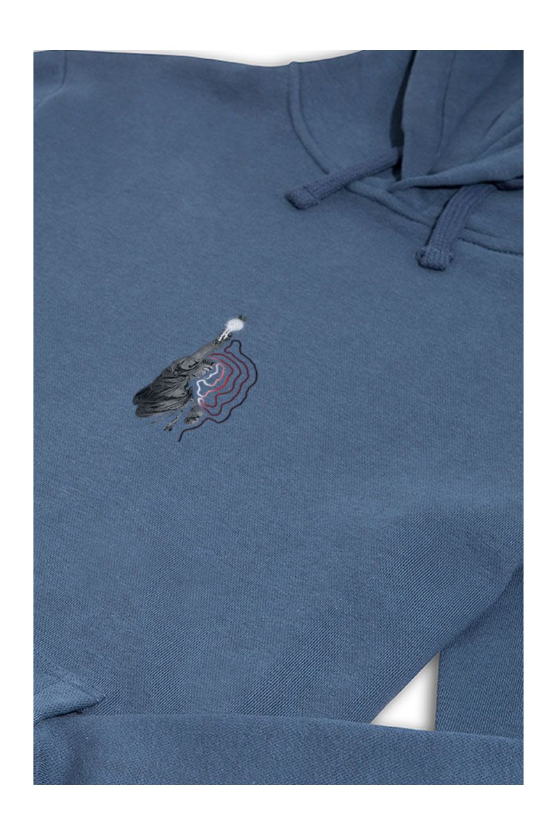 Navy Premium Cotton Liberty Design Pullover Hoodie