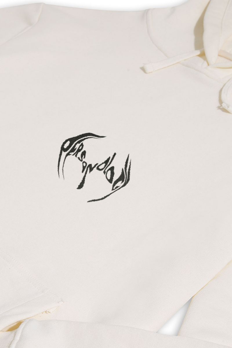 Ecru Premium Cotton personology Design Pullover Hoodie