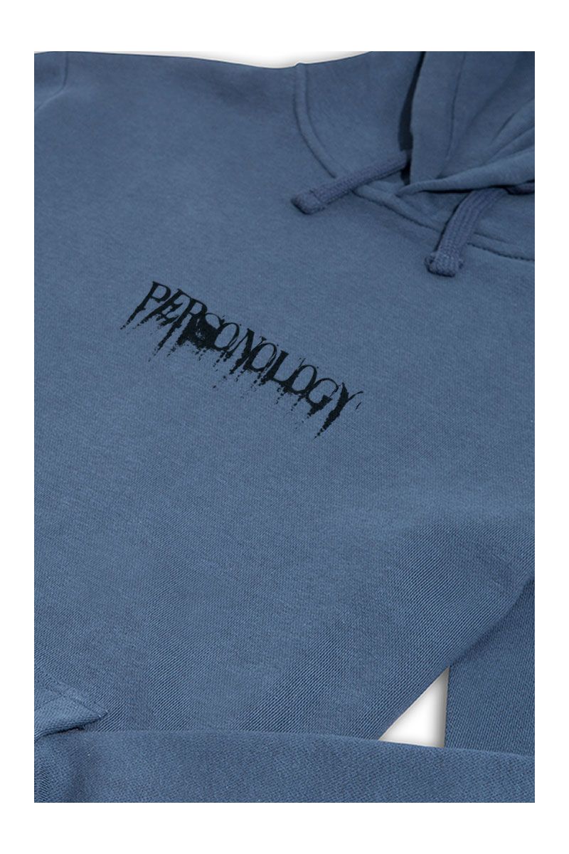 Navy Premium Cotton Personology Design Pullover Hoodie