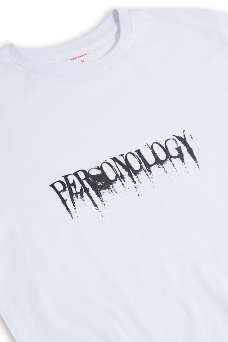 White Soft Fabric Personology Design Short Sleeve Tee