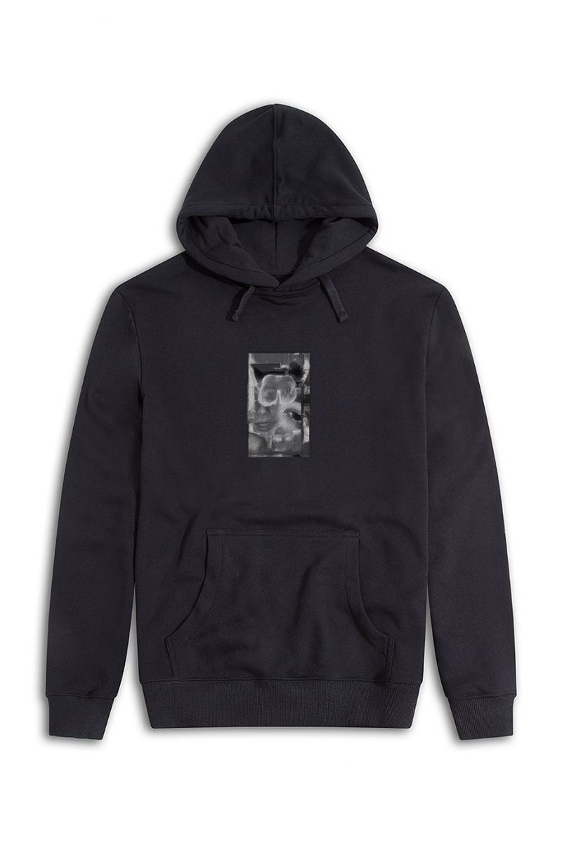 Black Premium Cotton Endless High Design Pullover Hoodie