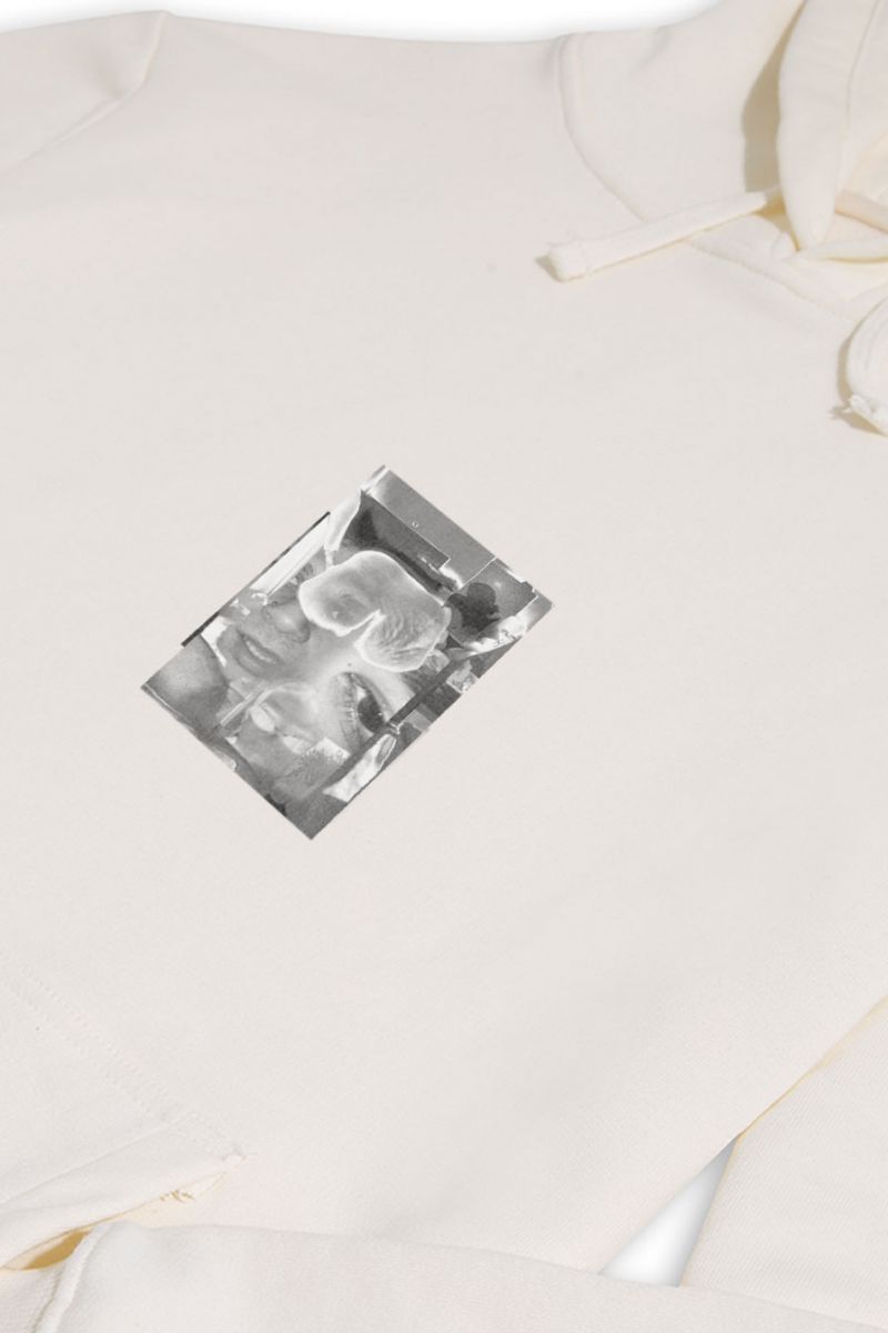 Ecru Premium Cotton Endless High Design Pullover Hoodie