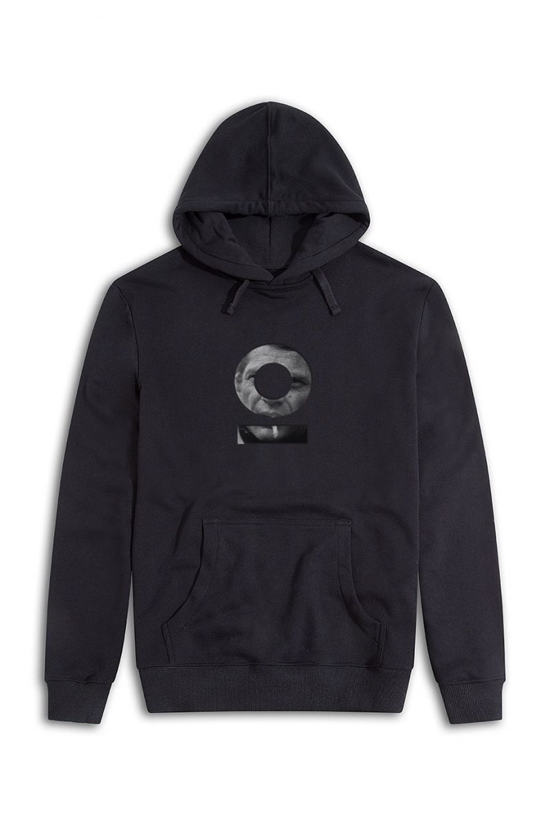 Black Premium Cotton Steve Tee Design Pullover Hoodie