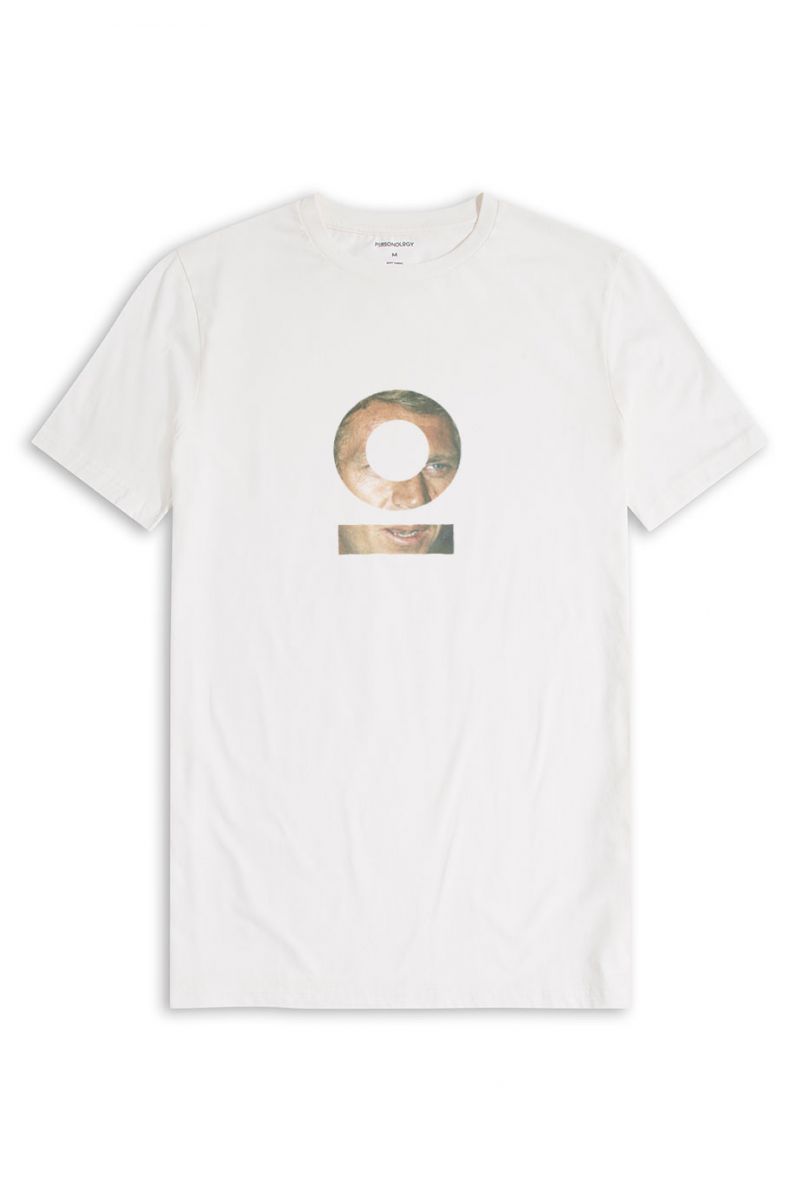 Off White Soft Fabric Steve Tee Design Short Sleeve Tee