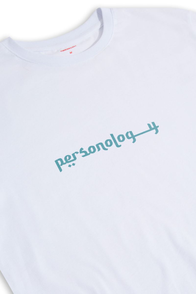 White Soft Fabric Ethnic Personology Design Short Sleeve Tee