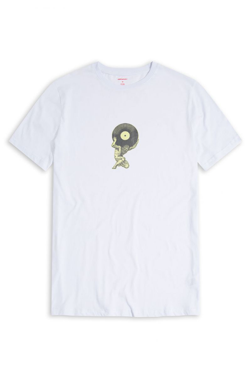 White Soft Fabric Theology Design Short Sleeve Tee