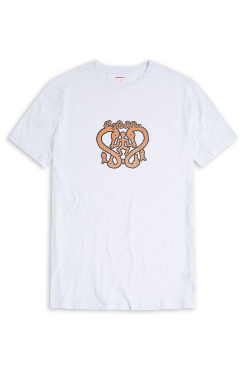 White Soft Fabric Theology Design Short Sleeve Tee