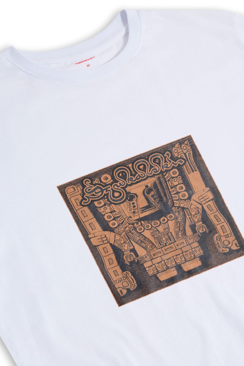 White Soft Fabric Theology Design Short Sleeve Tee