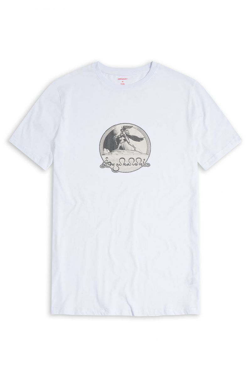 White Soft Fabric Theology Design Short Sleeve Tee