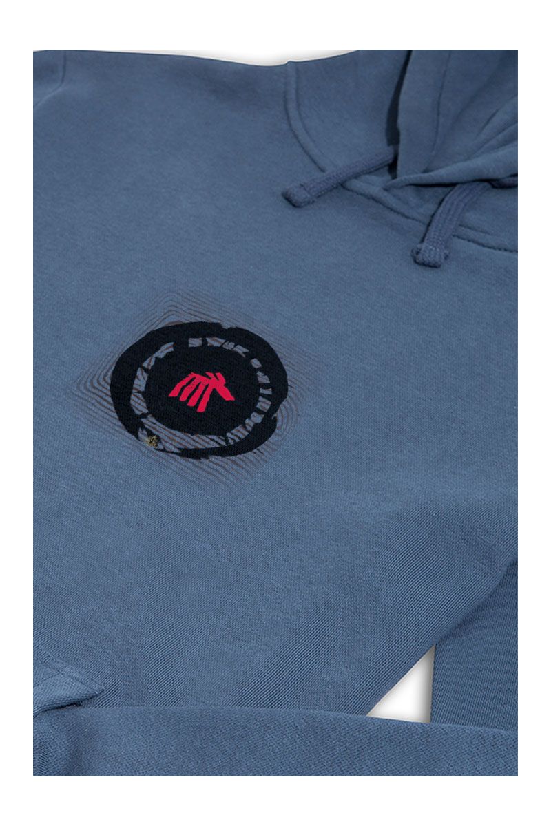 Navy Premium Cotton Theology Design Pullover Hoodie