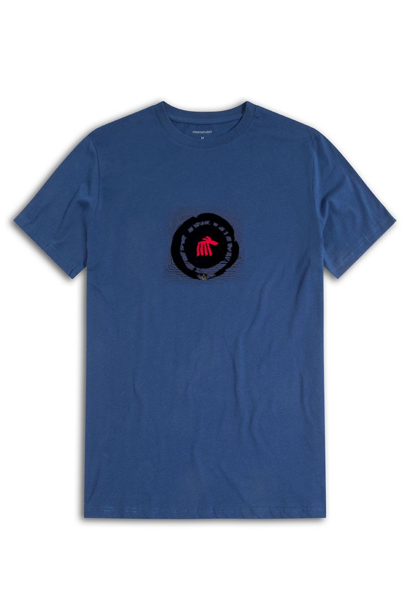 Navy Soft Fabric Theology Design Short Sleeve Tee
