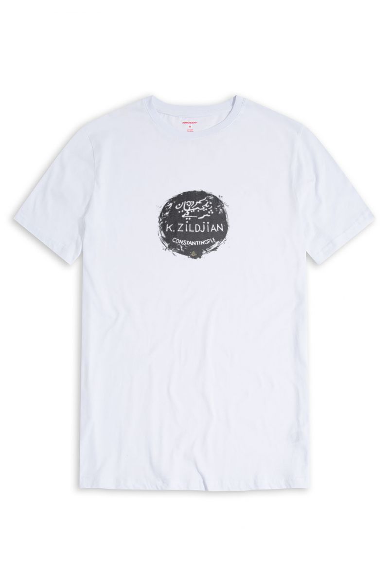 White Soft Fabric Constantinople Design Short Sleeve Tee