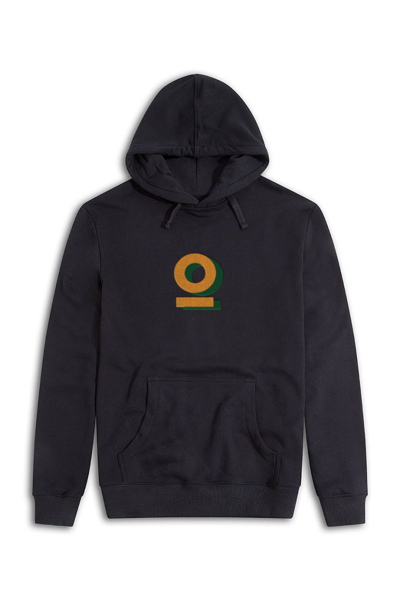 Black Premium Cotton Ethiopian Beauty Design Pullover Hoodie