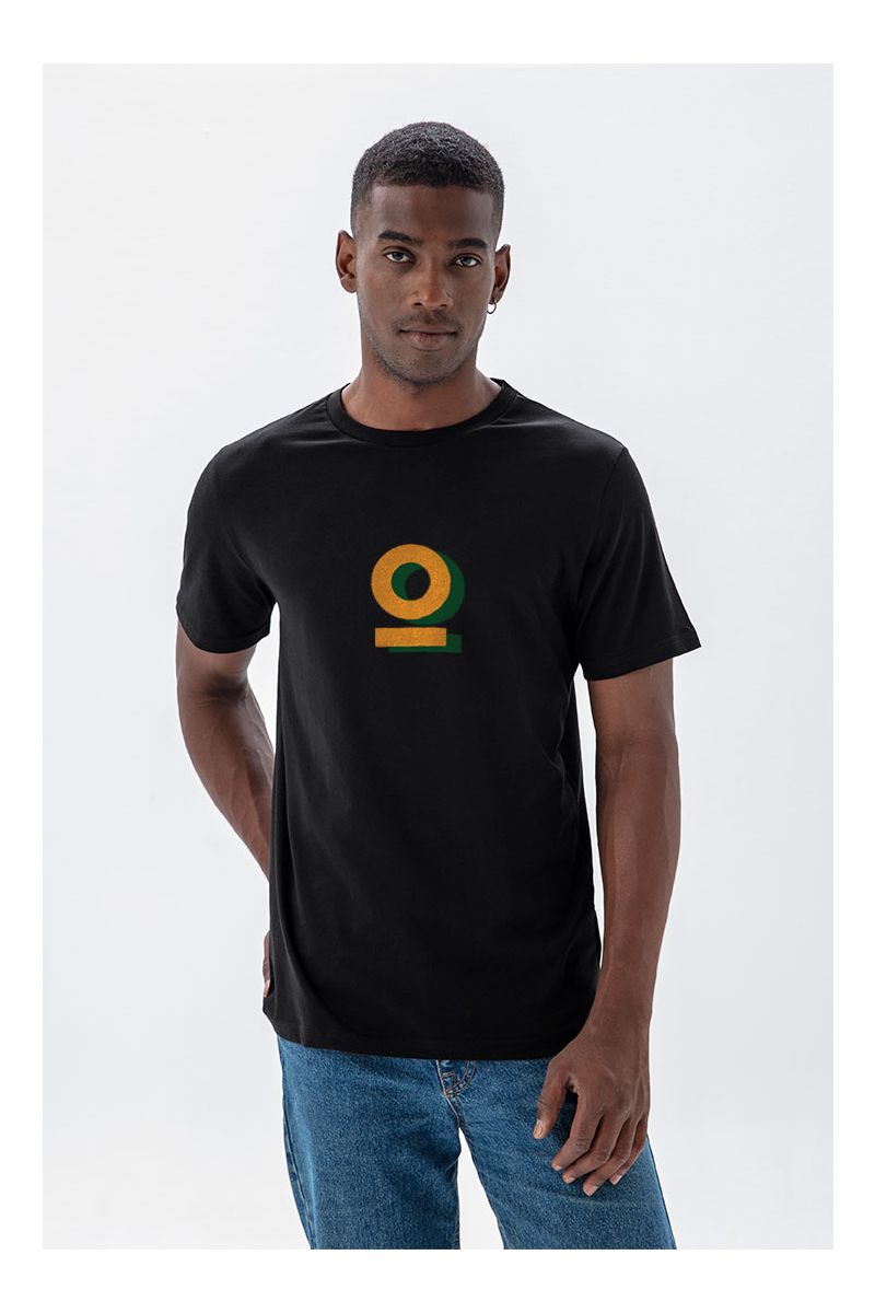 Black Soft Fabric Ethiopian Beauty Design Short Sleeve Tee