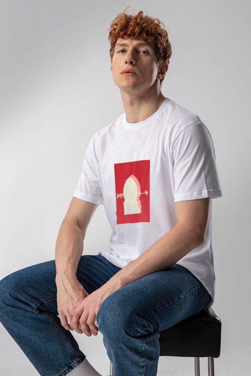 White Soft Fabric Pretentious Design Short Sleeve Tee