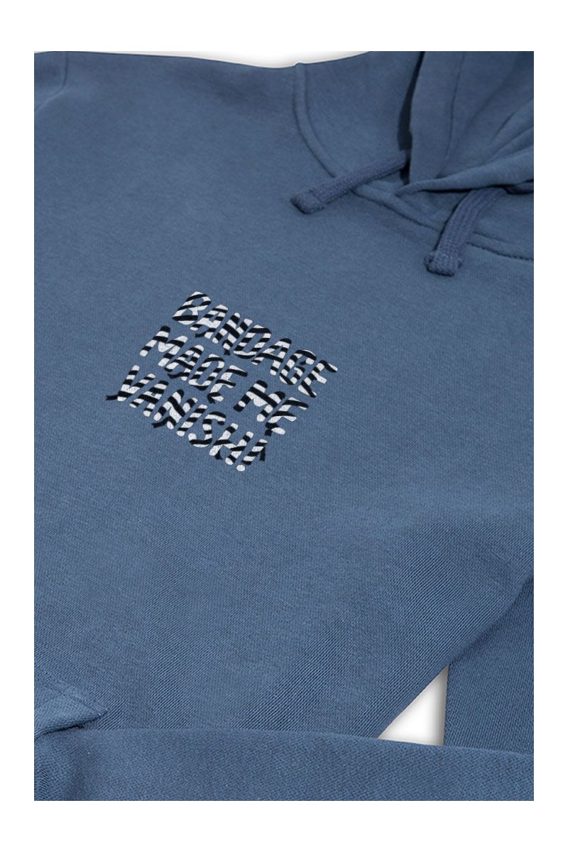 Navy Premium Cotton Vanish Design Pullover Hoodie