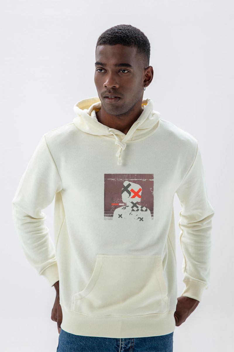 Ecru Premium Cotton Criminal Minds Design Pullover Hoodie