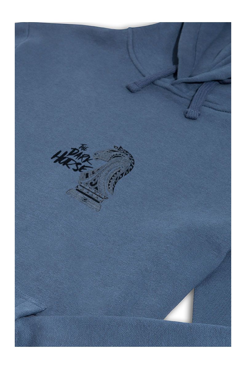 Navy Premium Cotton The Dark Horse Design Pullover Hoodie