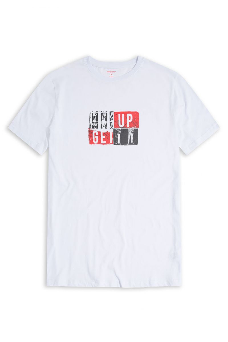 White Soft Fabric Get Up Design Short Sleeve Tee