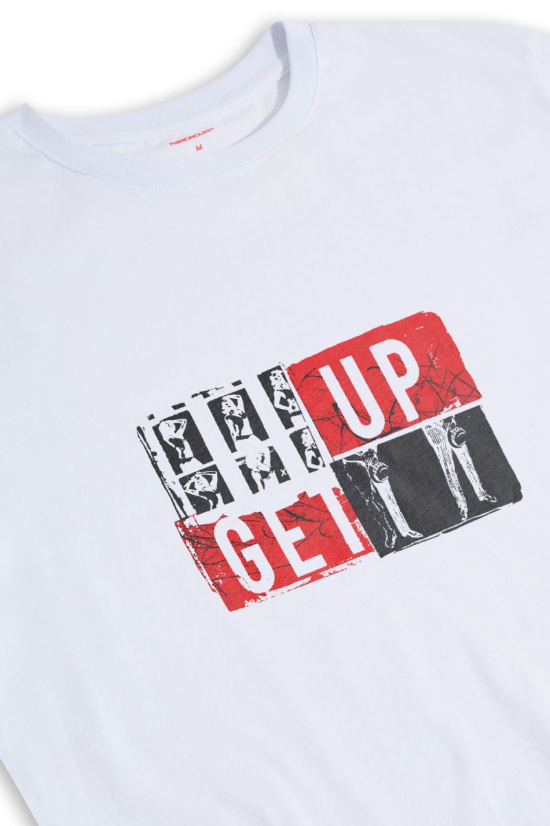 White Soft Fabric Get Up Design Short Sleeve Tee