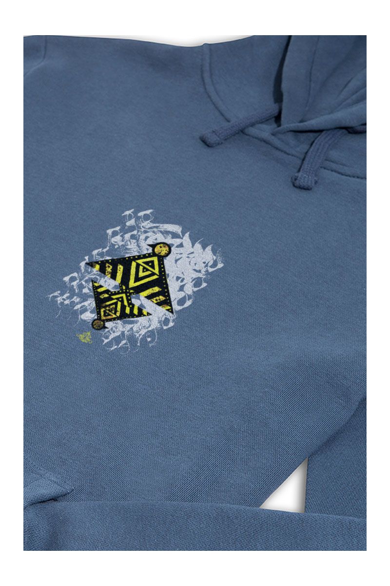 Navy Premium Cotton Bird Design Pullover Hoodie