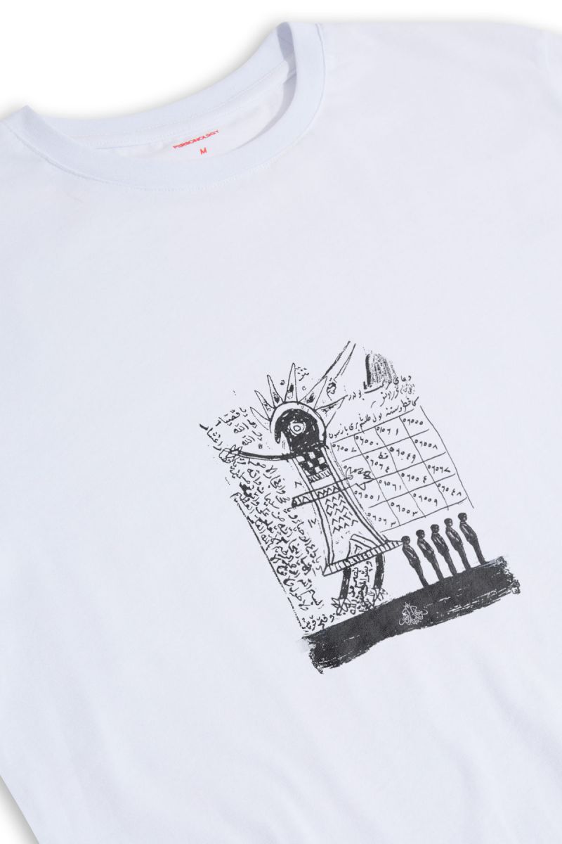 White Soft Fabric Theology Design Short Sleeve Tee