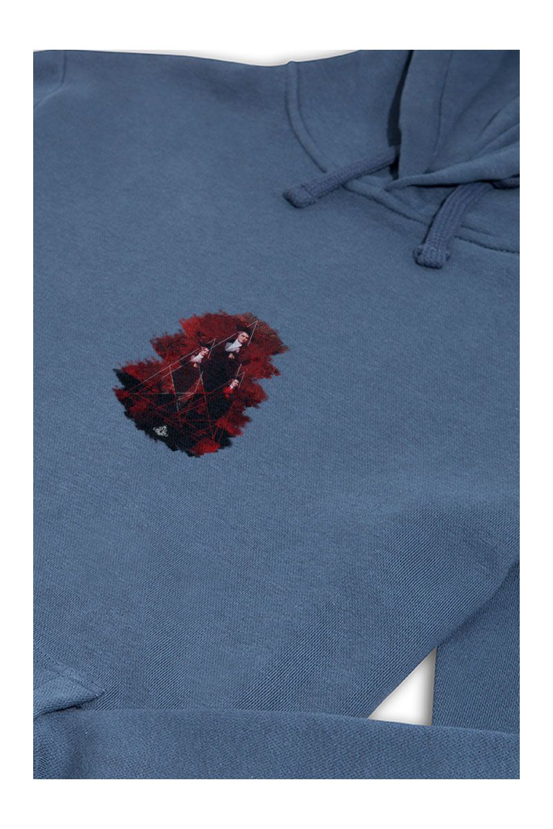 Navy Premium Cotton Celebrity Design Pullover Hoodie