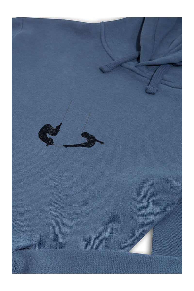 Navy Premium Cotton Circus Design Pullover Hoodie