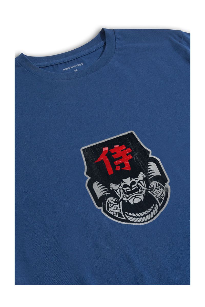Navy Soft Fabric Japanese Design Short Sleeve Tee