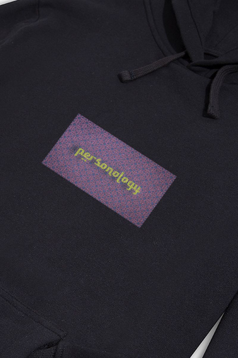Black Premium Cotton Open Sessame Design Pullover Hoodie