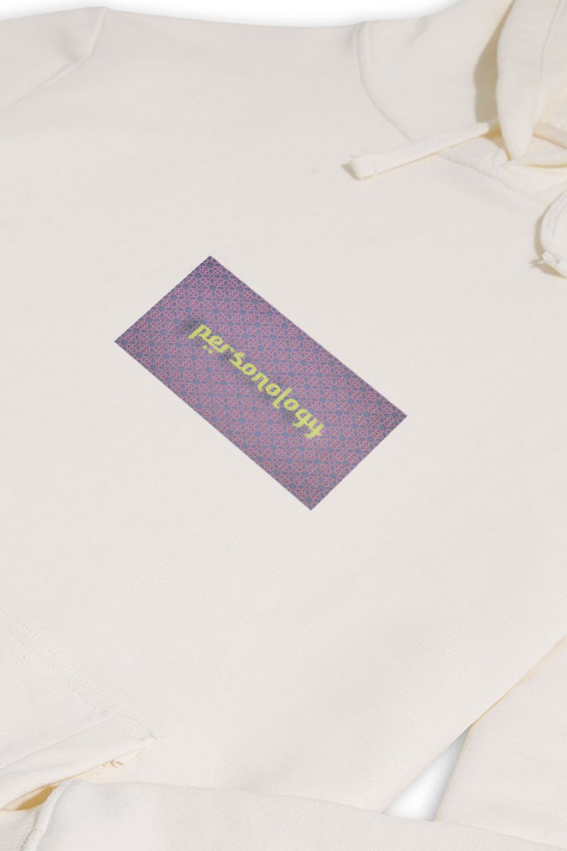 Ecru Premium Cotton Open Sessame Design Pullover Hoodie