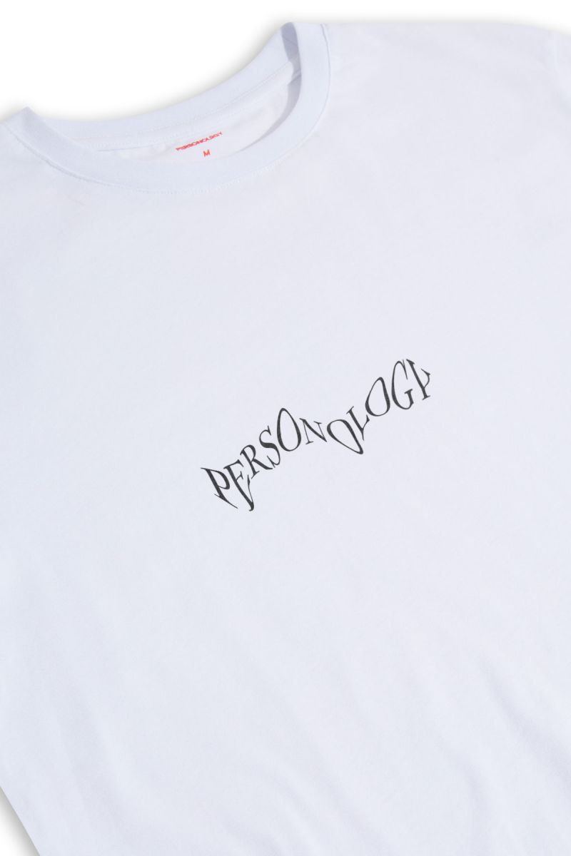 White Soft Fabric Personology Design Short Sleeve Tee