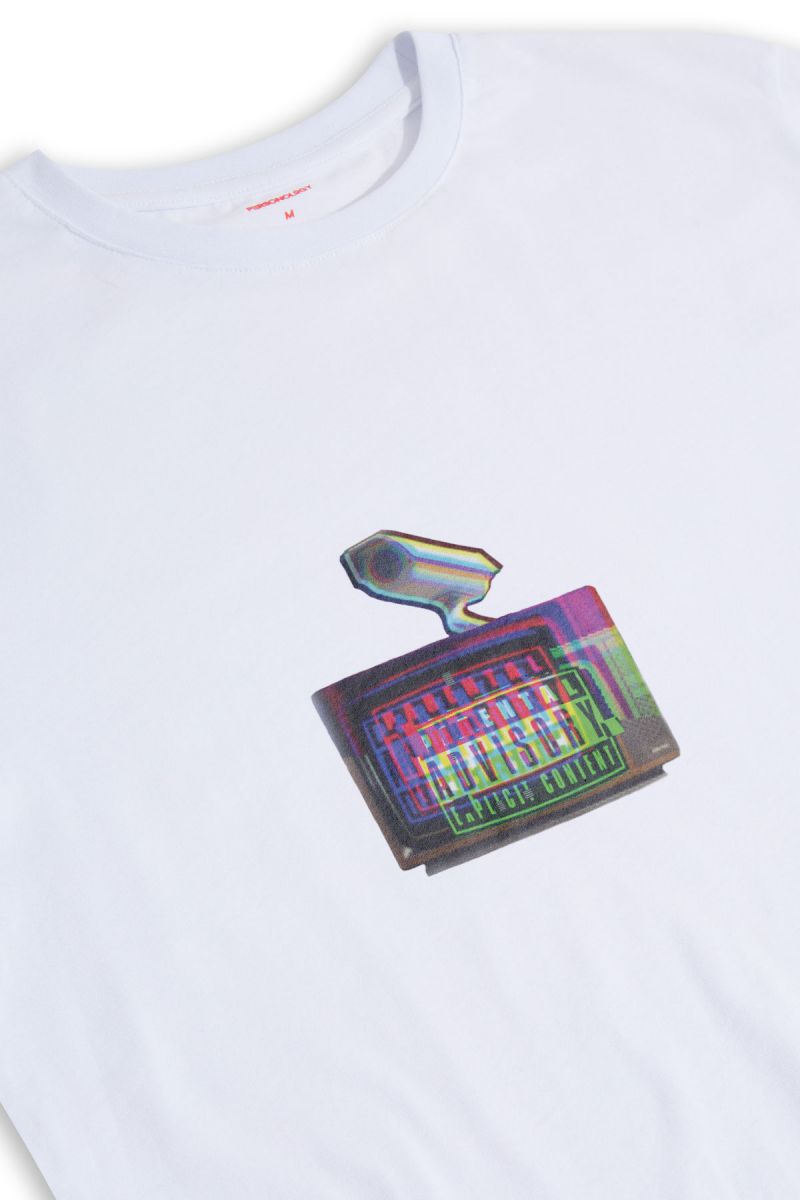 White Soft Fabric 18+ Design Short Sleeve Tee