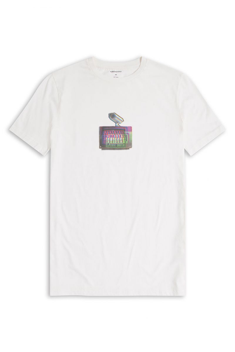 Off White Soft Fabric 18+ Design Short Sleeve Tee