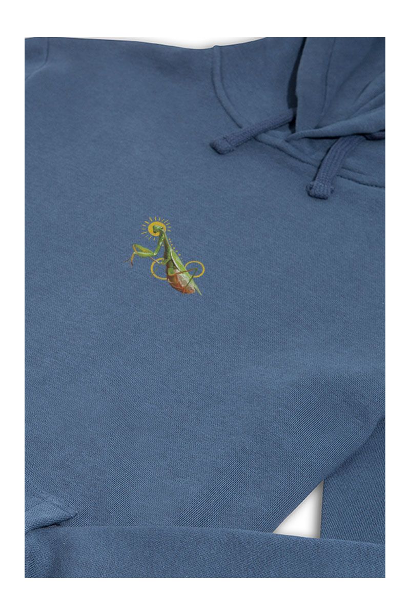 Navy Premium Cotton Mantis Design Pullover Hoodie