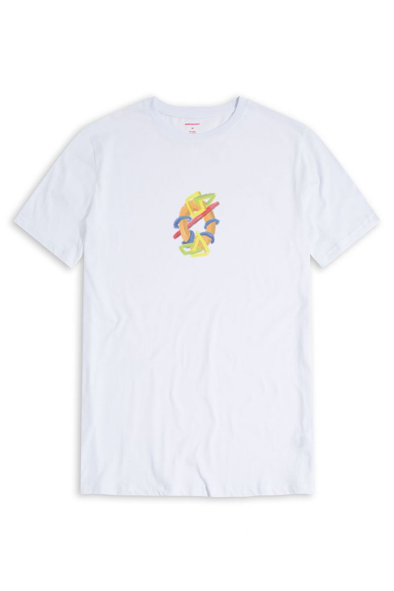 White Soft Fabric Smart Game Design Short Sleeve Tee