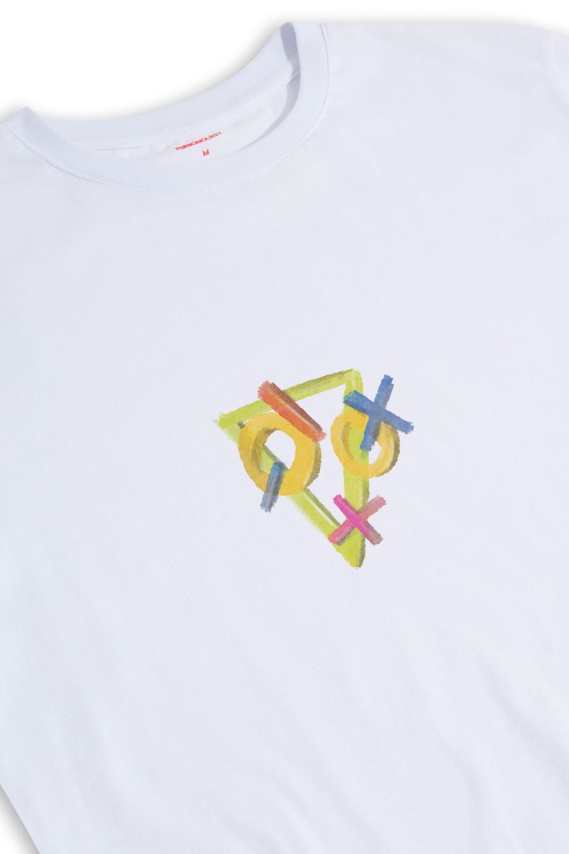 White Soft Fabric Smart Toys Design Short Sleeve Tee