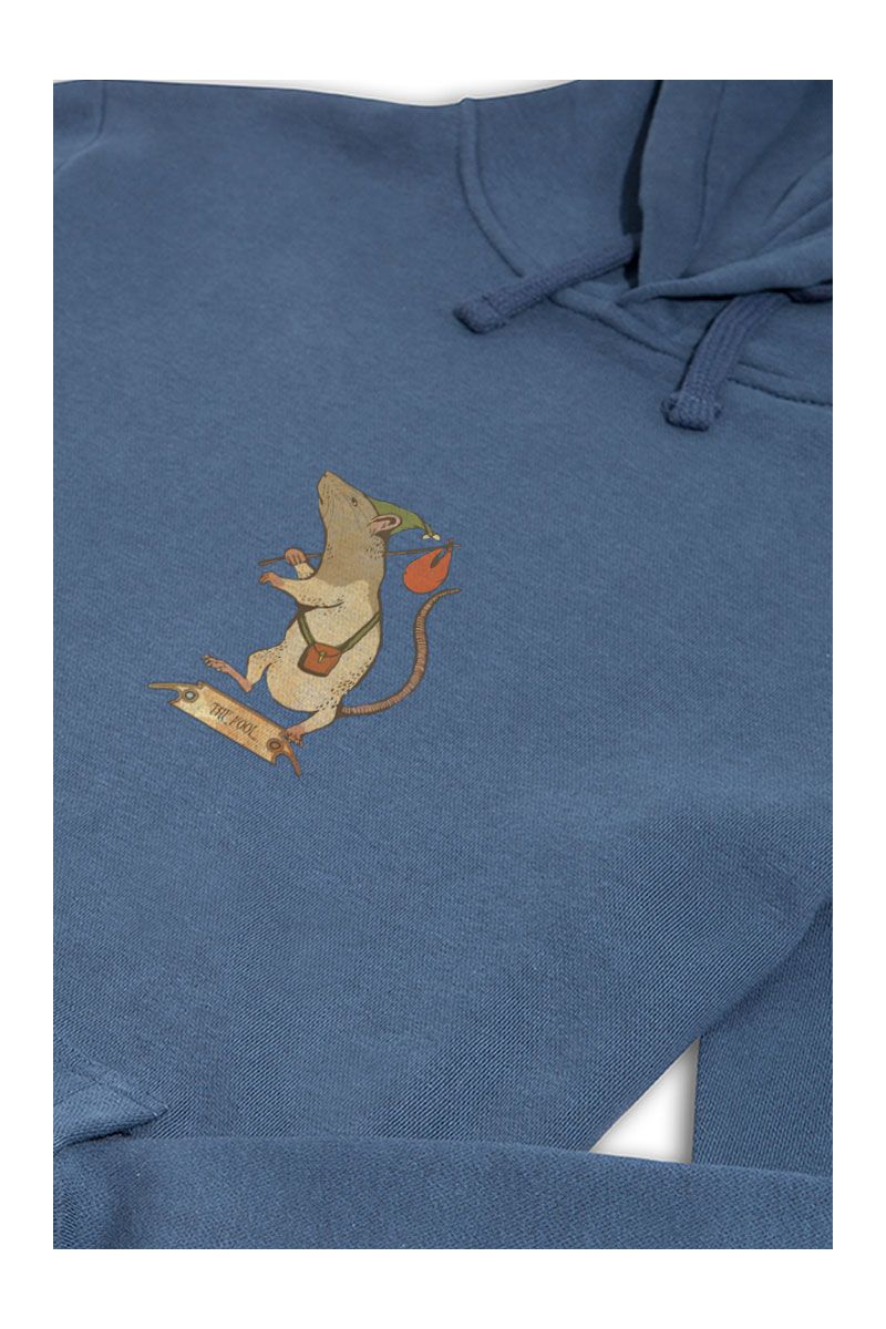 Navy Premium Cotton The Fool Design Pullover Hoodie