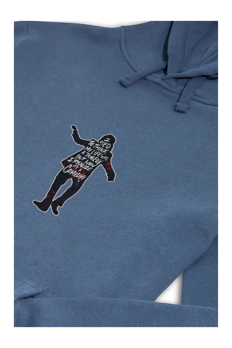 Navy Premium Cotton Comedy Design Pullover Hoodie