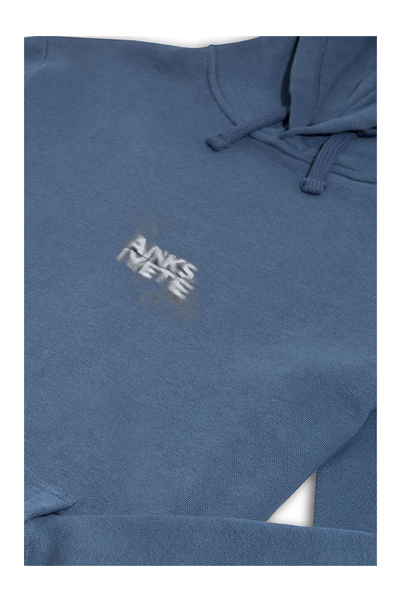 Navy Premium Cotton Anksiyete Design Pullover Hoodie