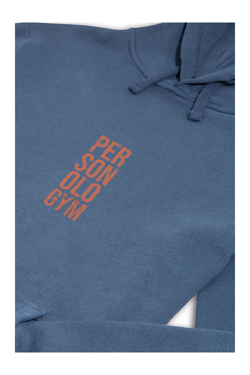 Navy Premium Cotton Personologym Design Pullover Hoodie