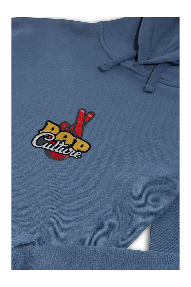 Navy Premium Cotton Pop Culture Design Pullover Hoodie