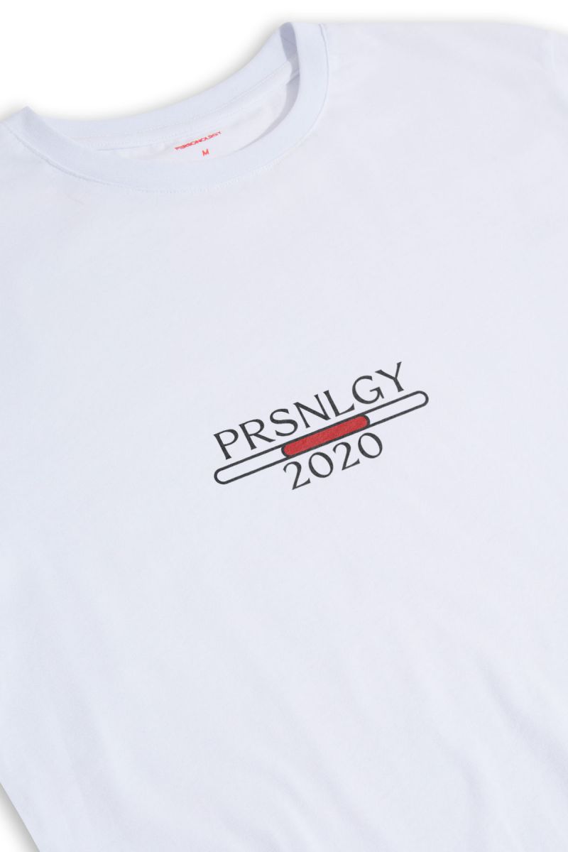 White Soft Fabric Personology 2020 Design Short Sleeve Tee